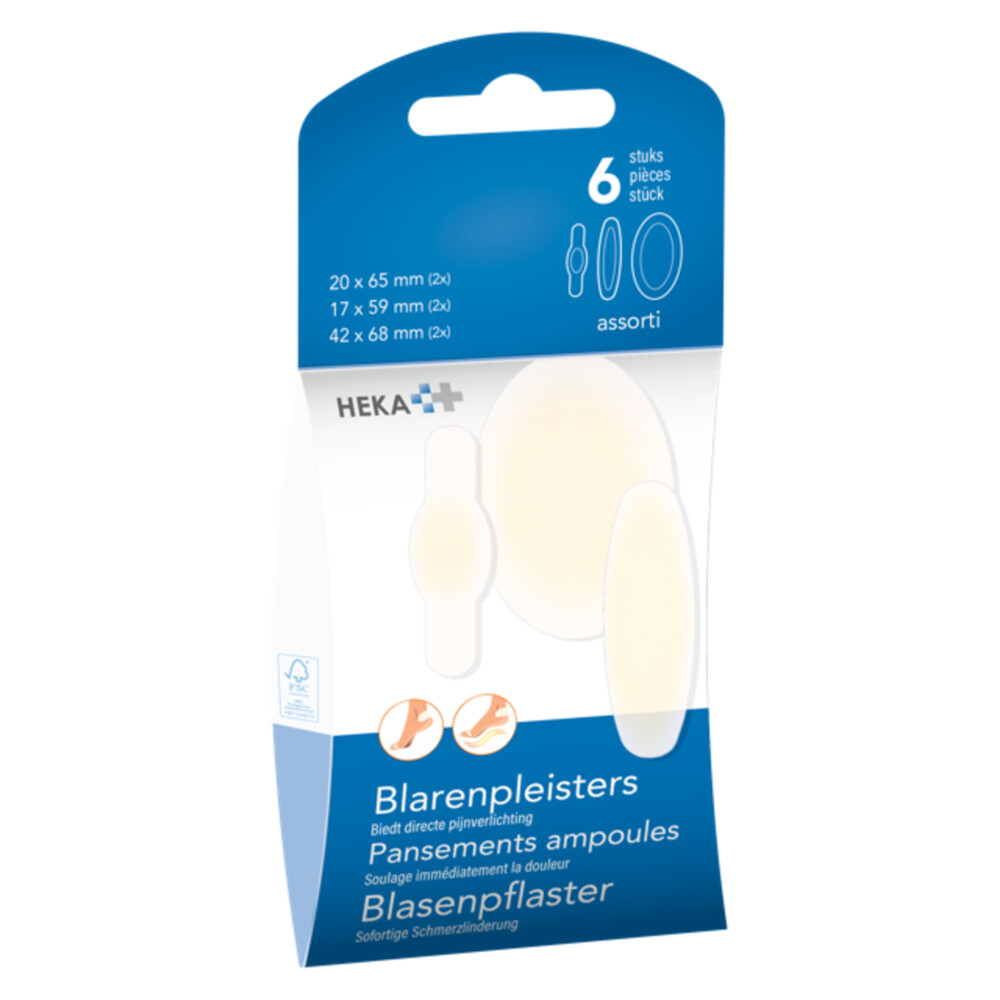 Heka Blarenpleister Assortie6 stuks