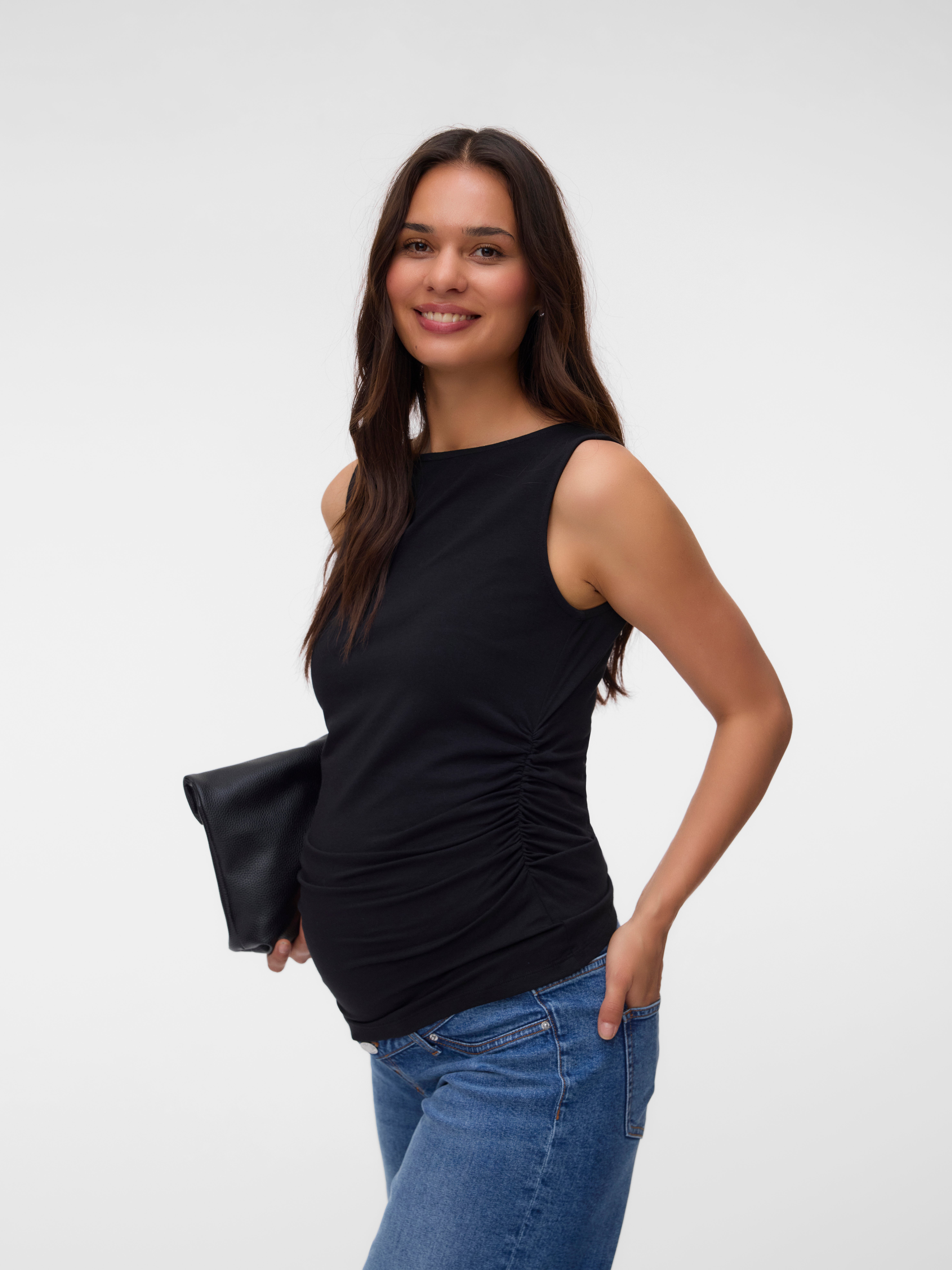 Regular fit O-hals Top