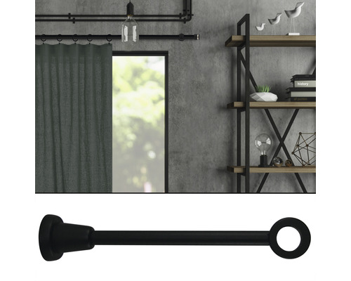 Enkelsporige beugel voor Love Autrement Black Line, zwart, Ø 28 mm, lengte 30 cm, 1 st.