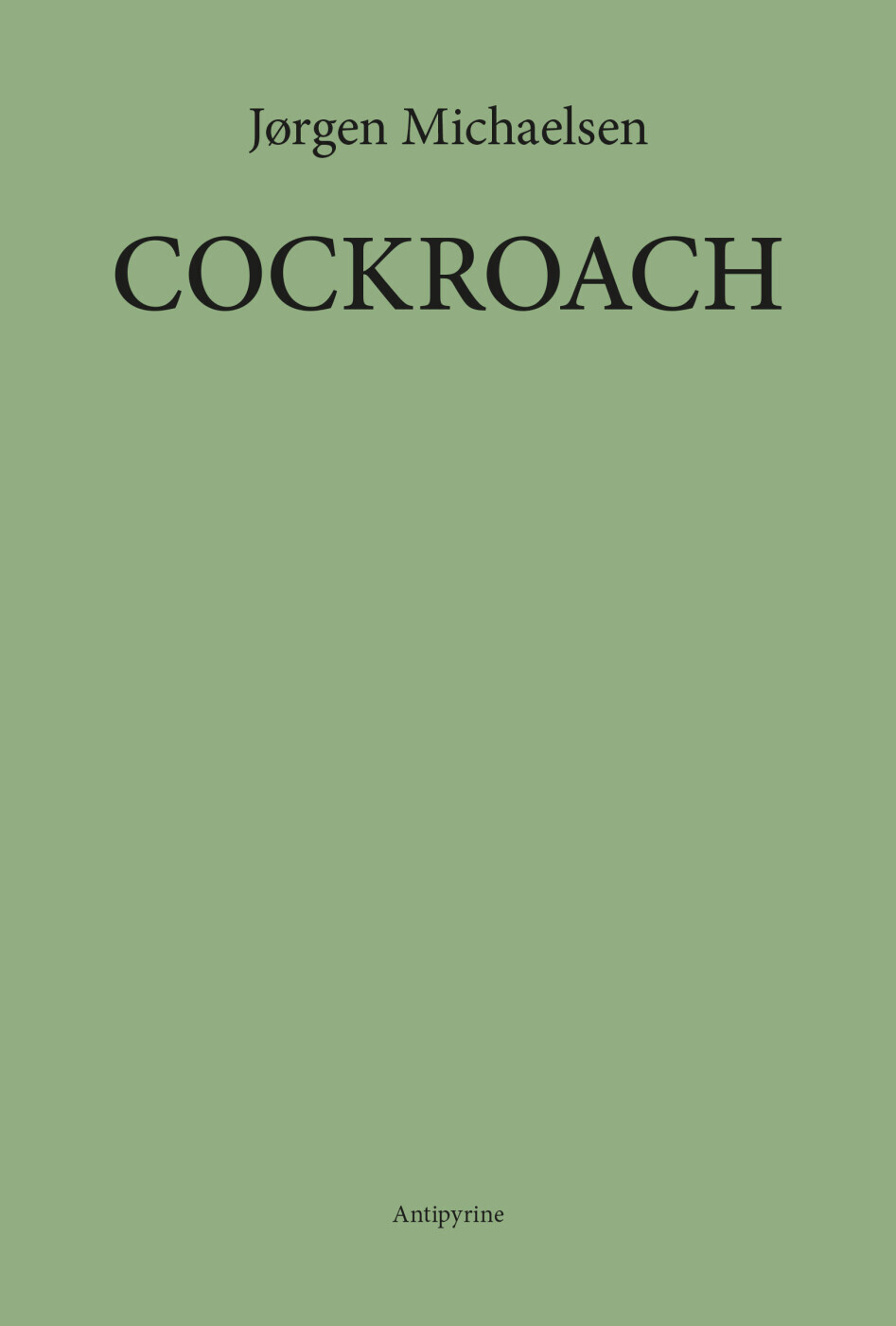 Cockroach - Jørgen Michaelsen - Bog