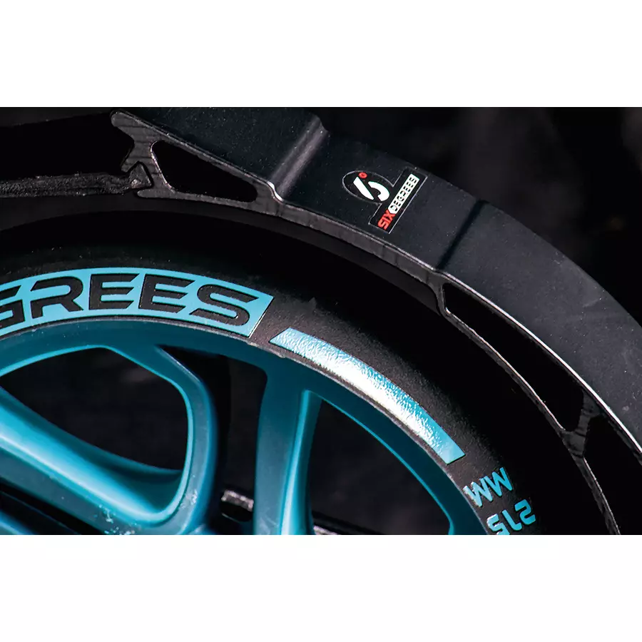 SIX DEGREES Aluminium Scooter 230215 mm türkis