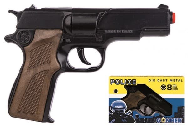 Pulis Gonher Guns GONHER politimanns pistol med 8 patroner, 125/6