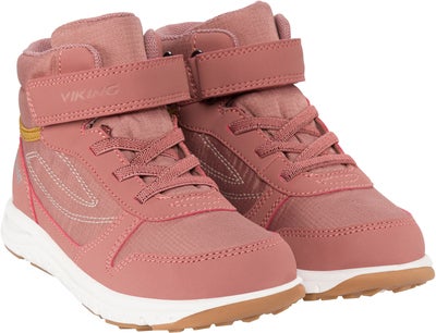 Viking Hovet Mid 1V WP Sneakers, Pink