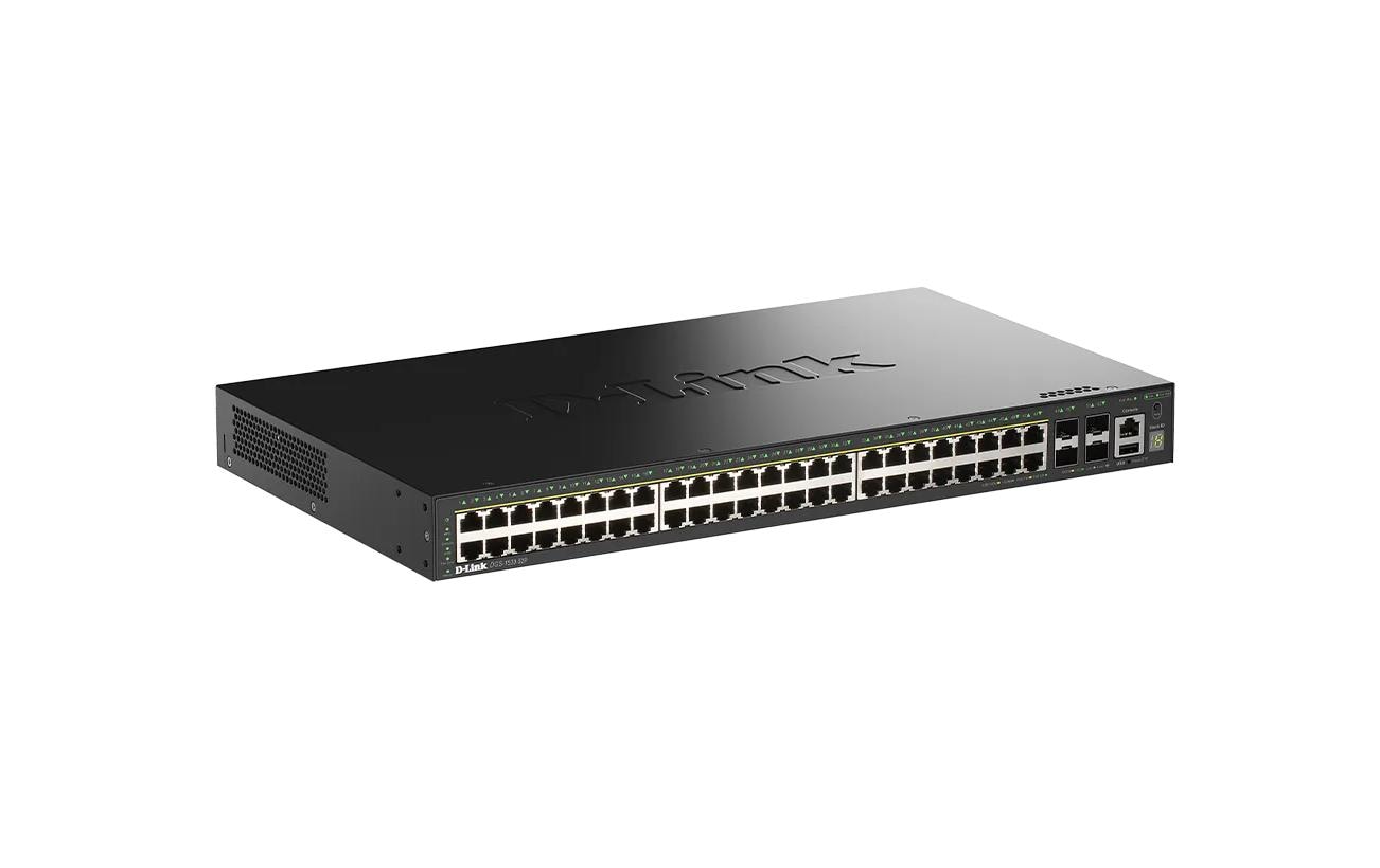 PoE+ Switch DGS-1530 52 Port<br>Gigabit Stackable Smart Managed Switches mit 10G Uplinks