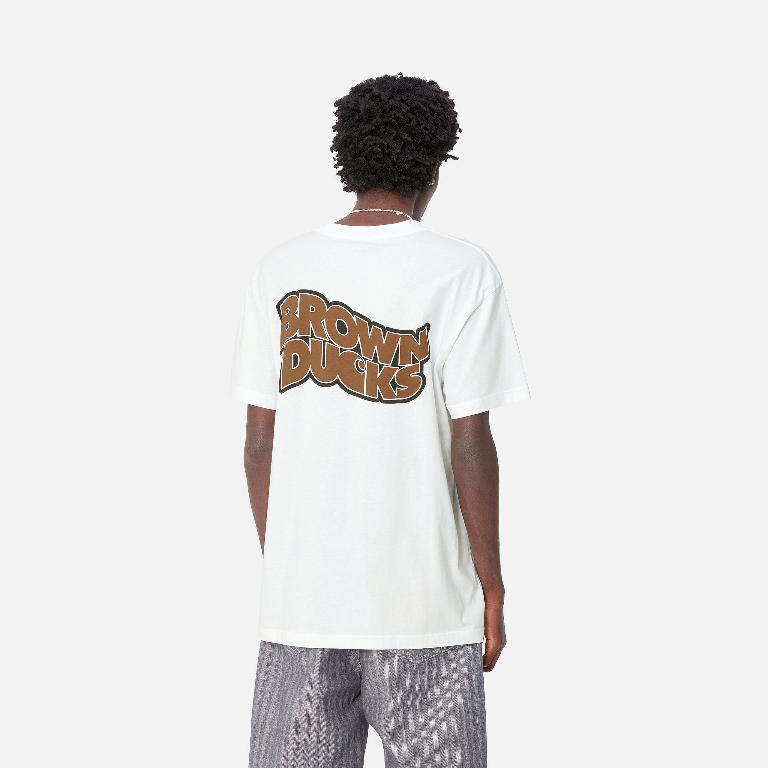 Carhartt WIP SS Brown Ducks T-Shirt White