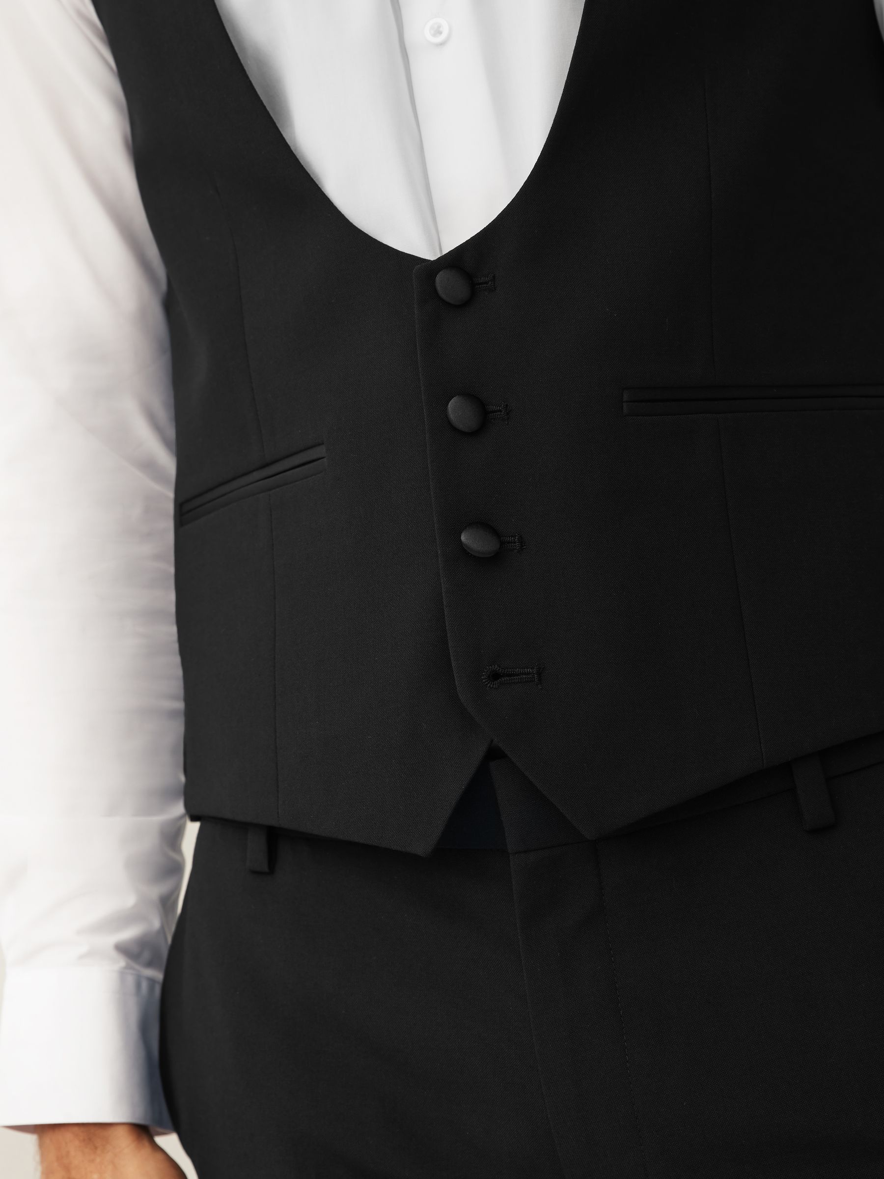 Zwart - Gilet met regular fit