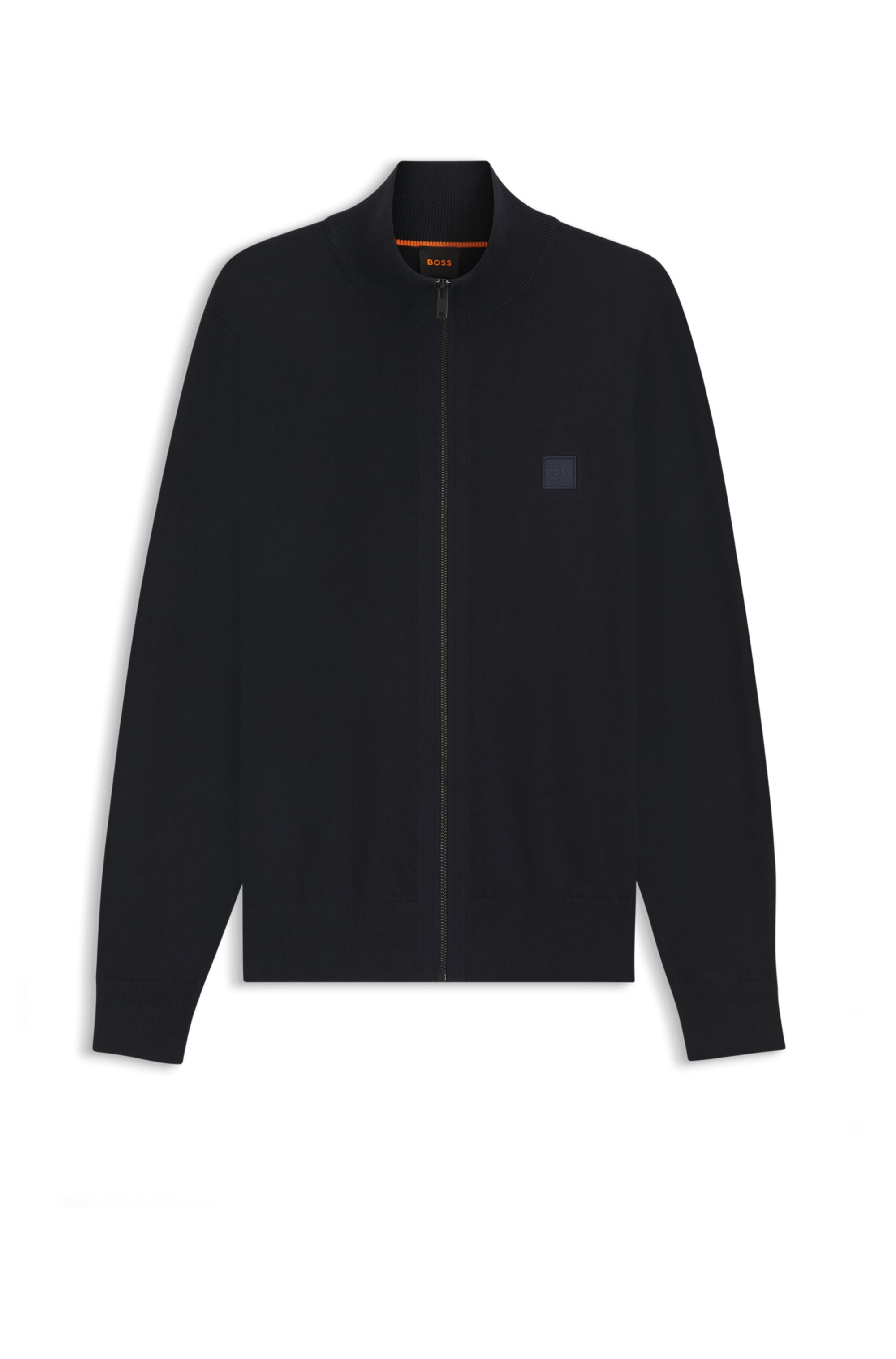 BOSS ORANGE Strickjacke »Kanozip«, mit Reissverschluss