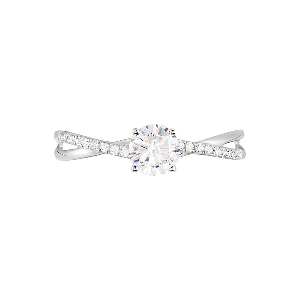 Bague Dana Or Blanc Oxyde De Zirconium