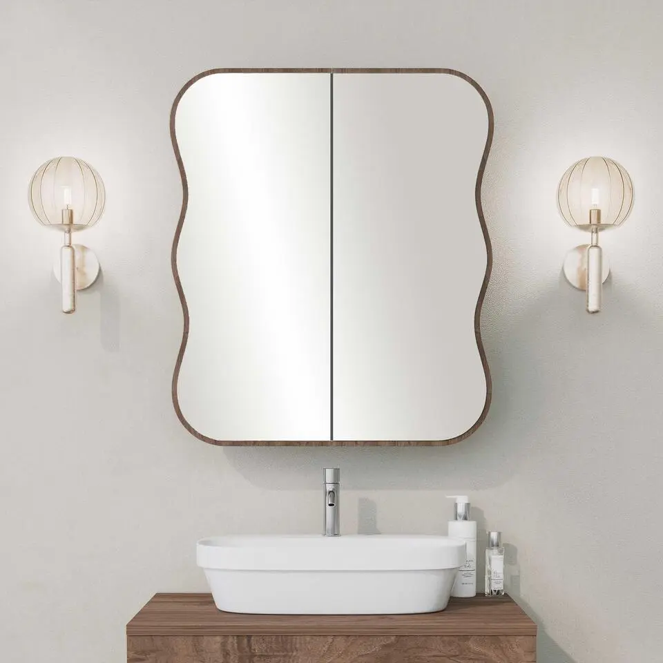 Emob Spiegelkast Woody Fashion - 50 x 12 x 45 cm - Walnut-design