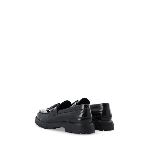 Bianco BIAGil Tassel Loafers, Black, 45