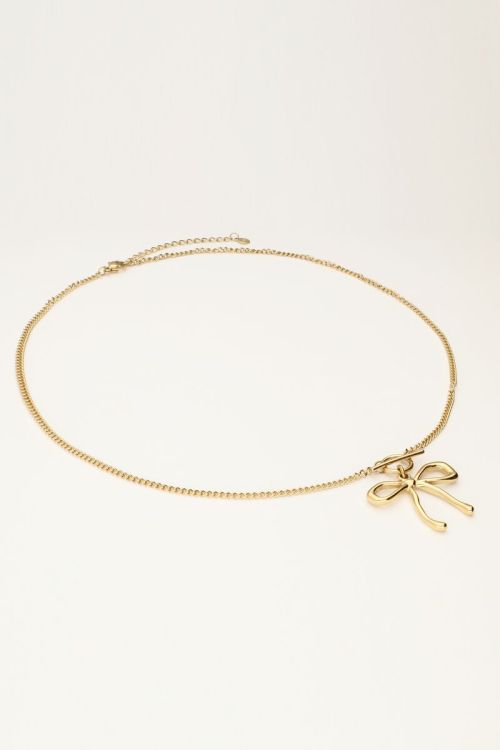 Statement schakelketting met strik