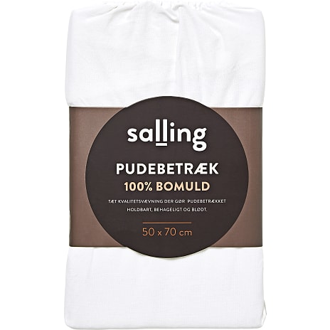 Salling hovedpudebetræk 50x70 cm - hvid