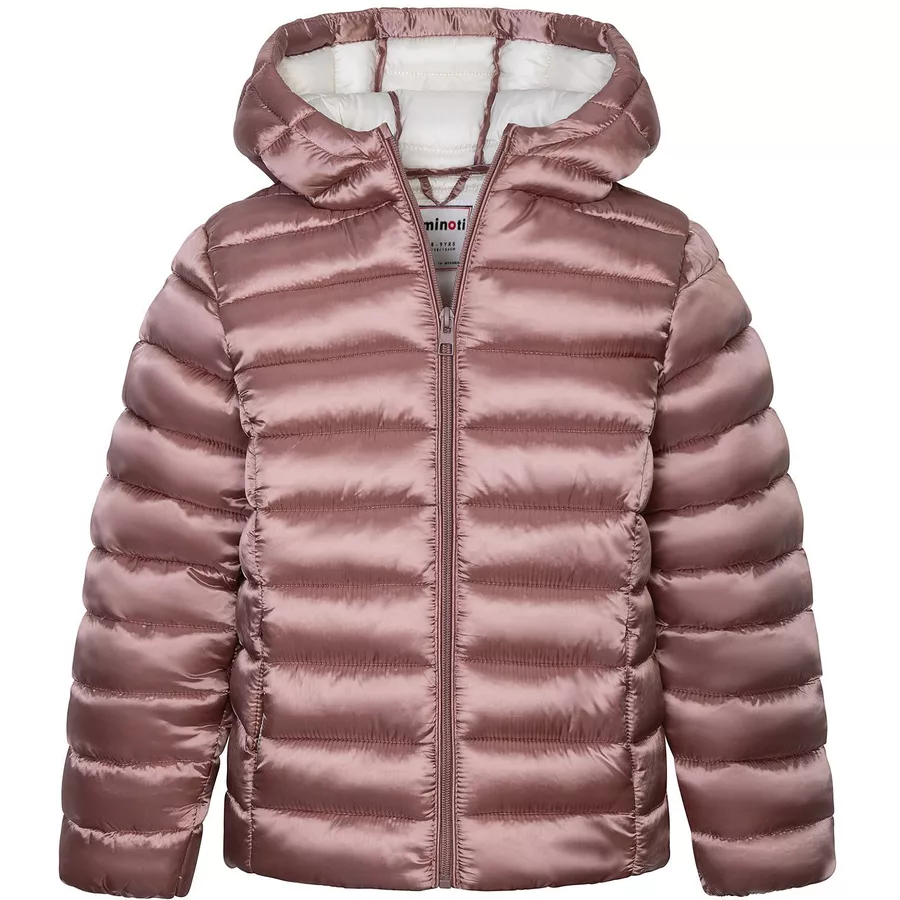 MINOTI Steppjacke mit Kapuze Steingrau