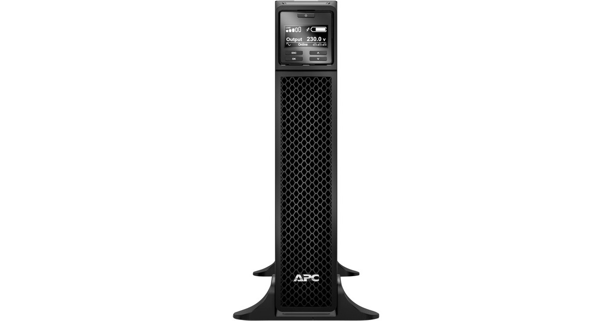 APCSmart-UPS On-Line 2200VA noodstroomvoeding ups  (Zwart, 8x C13, 2x C19 uitgang, SRT2200XLI)