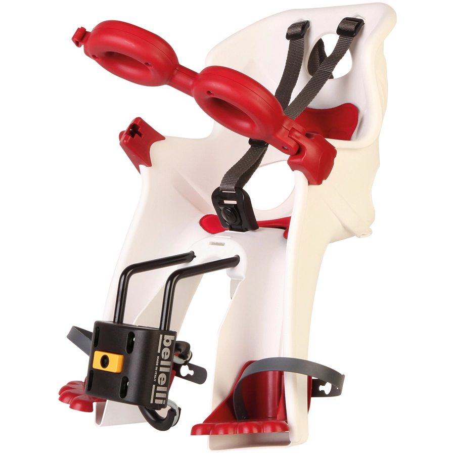 BELLELLI Kindersitz Fahrrad Freccia B-Fix frame mount White