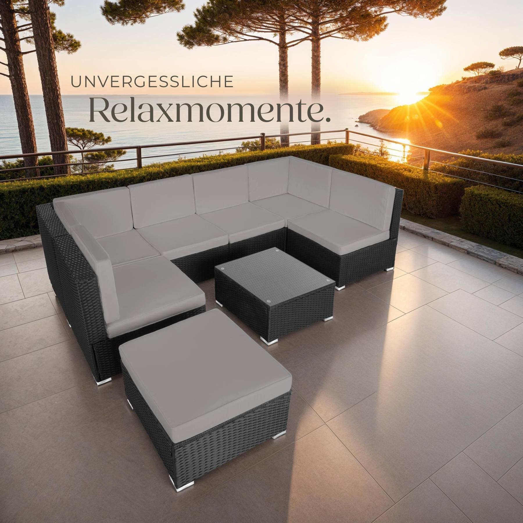 Rattan Lounge Venedig