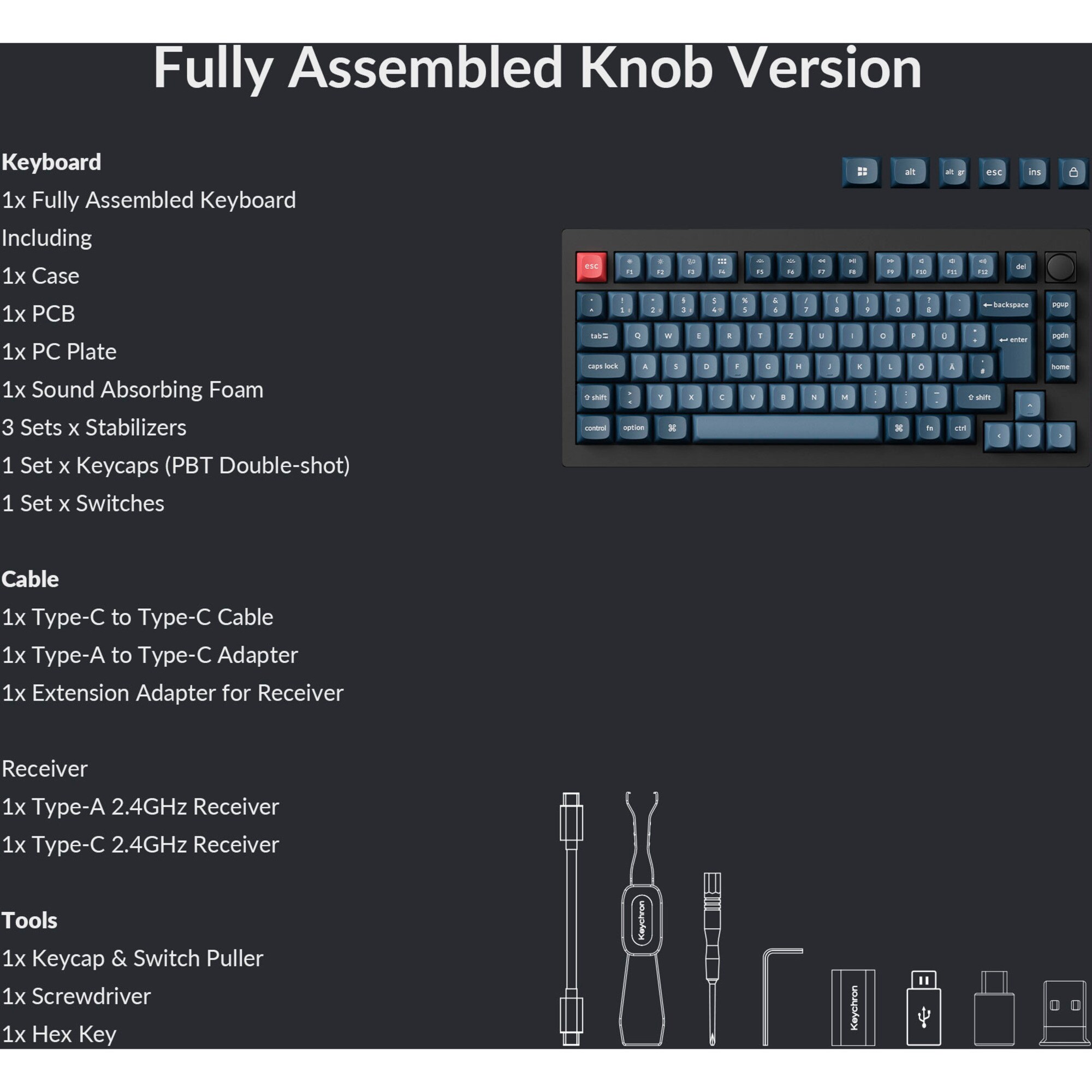 Keychron Gaming-Tastatur V1 Max