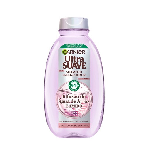 Garnier Ultra Suave Infusão de Água de Arroz Shampoo 400ml