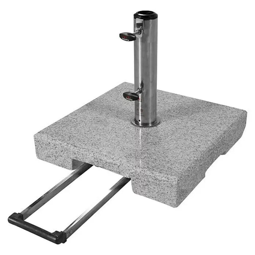 PARASOLLFOT DOPPLER ACTIVE MED HJUL 70KG GRANITT