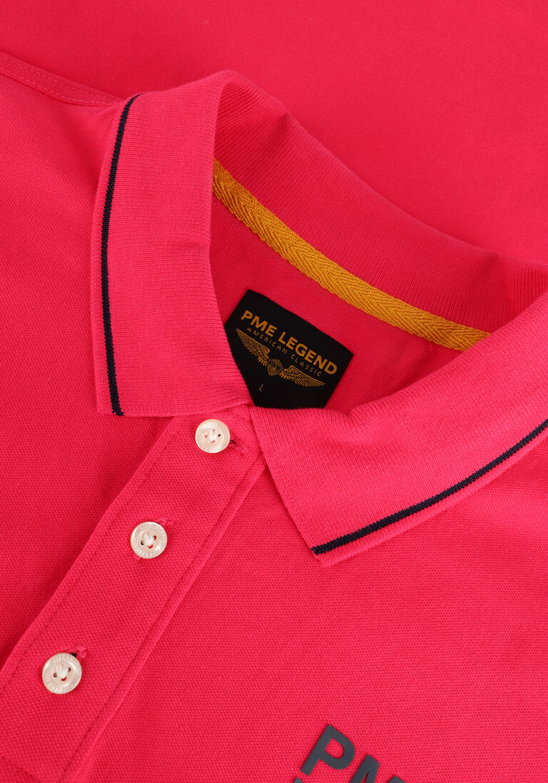 PME LEGEND roze pme legend polo short sleeve polo stretch pique package