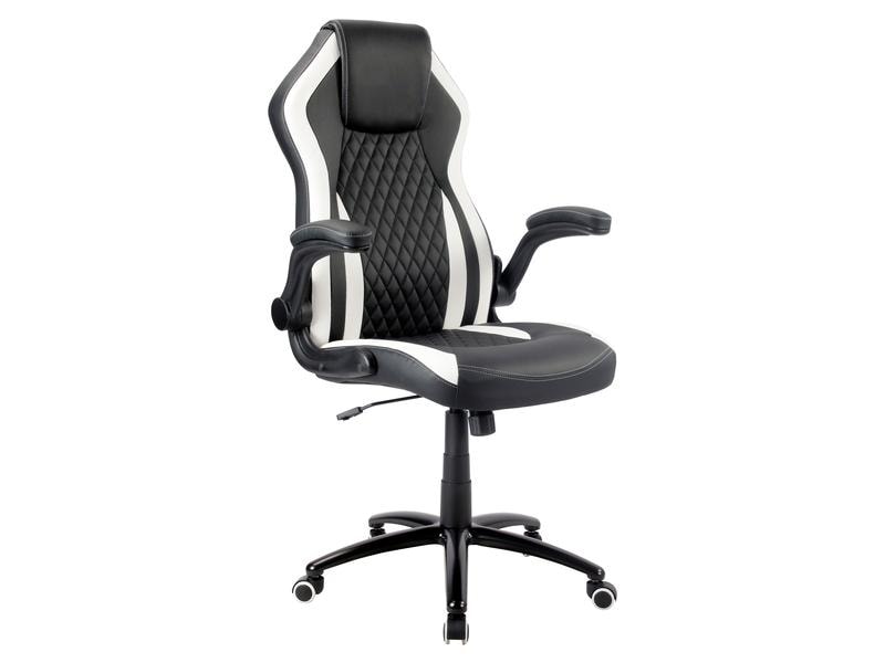 Racing Chairs Gaming-Stuhl CL-RC-BW-2 Schwarz/Weiss Racingchair CL-RC-BW Gaming Chair