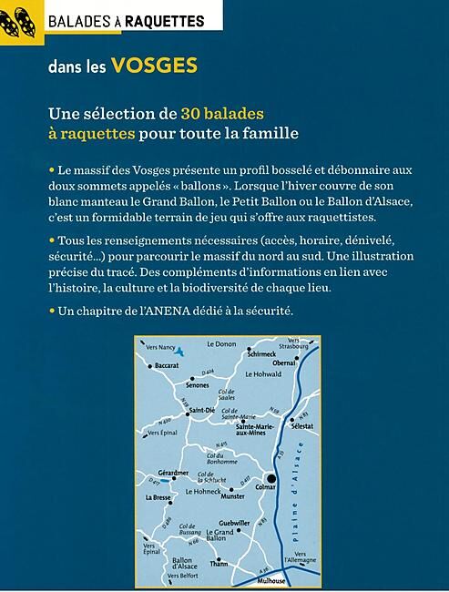 GLENAT - BALADES A RAQUETTES DANS LES VOSGES