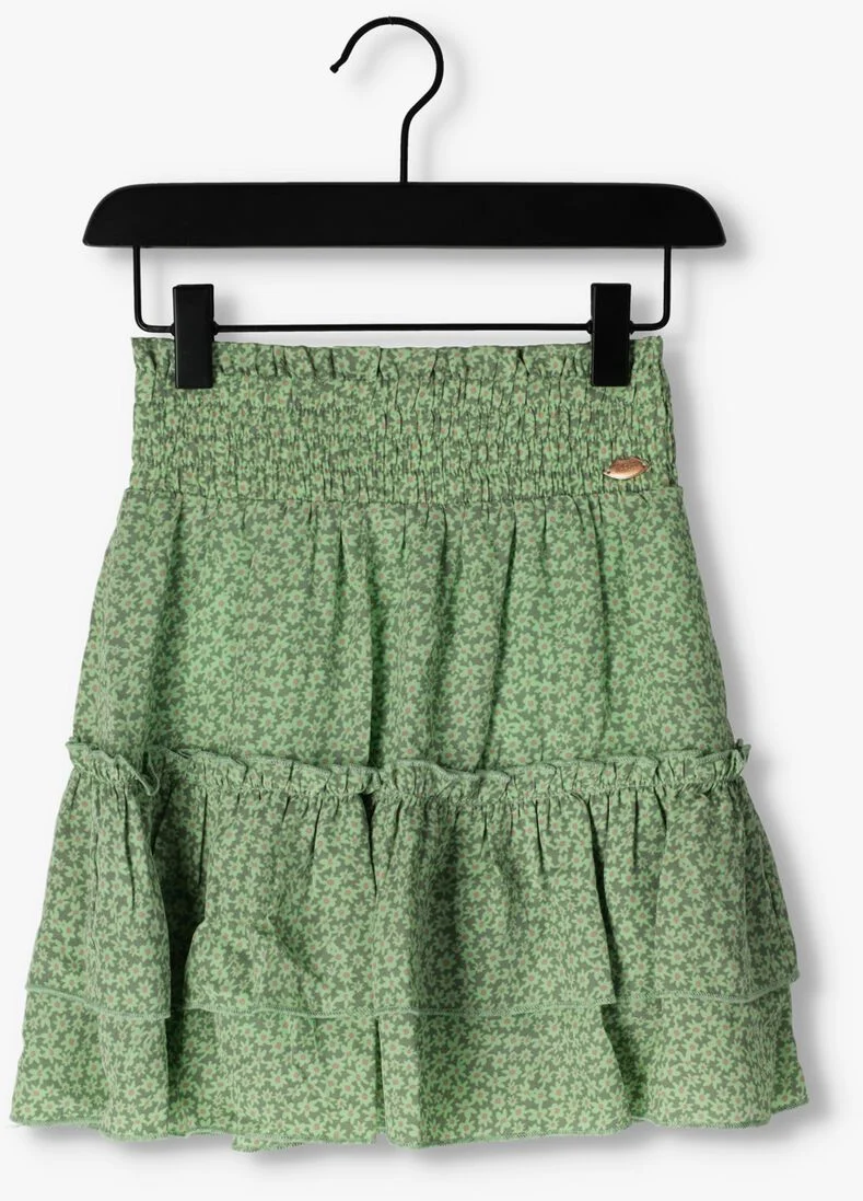 NOBELL groene nobell minirok najak layered skirt