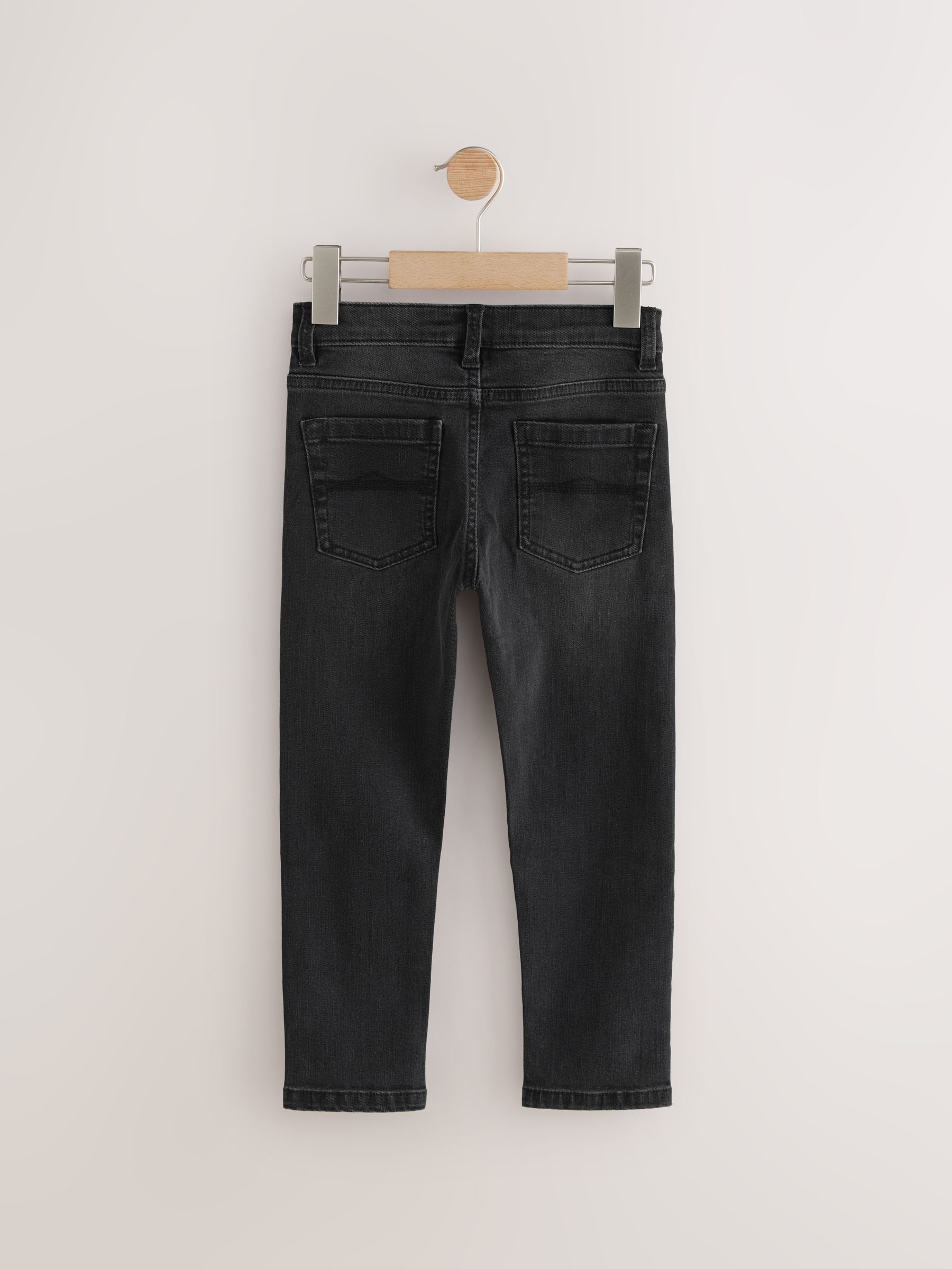 Zwarte wassing - Stretchjeans (3-17jr)