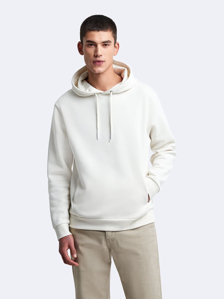 Sweat à capuche uni