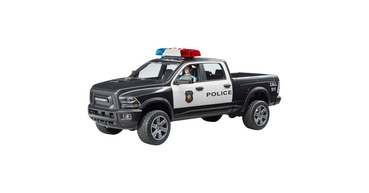 bruderRAM 2500 politie pick-up Modelvoertuig  (02505)