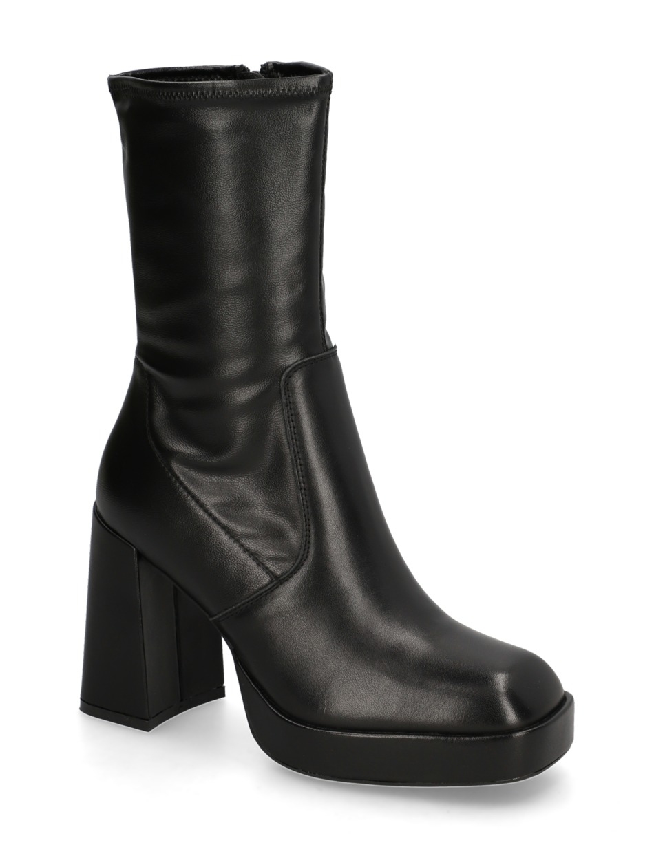 Lederkombination Stiefelette