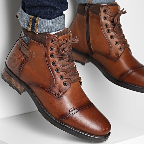 Boots Spicy QL9512P Cognac Marine