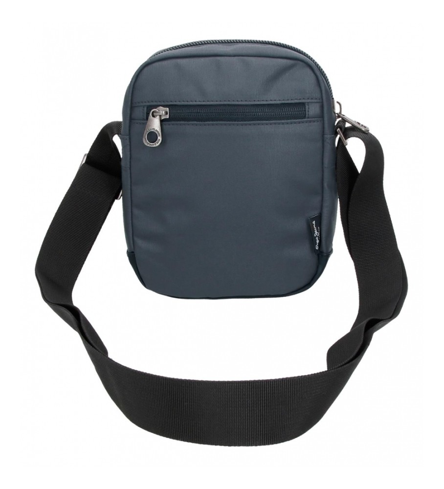 Bolsa de ombro pequena Pepe Jeans Hatfield, azul marinho