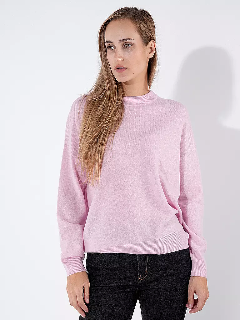 LES TRICOTS DE LEA Kaschmirpullover MAPOUPETTE rosa