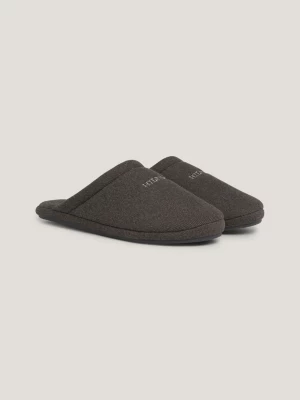Pantufas de lã com logotipo