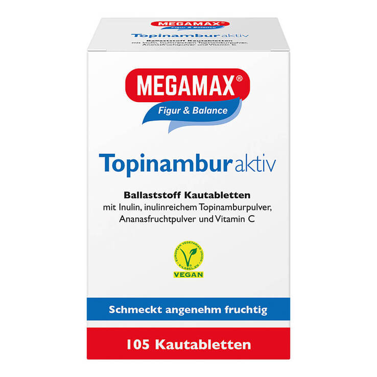 Topinambur Aktiv Megamax Kautabletten, 105 St