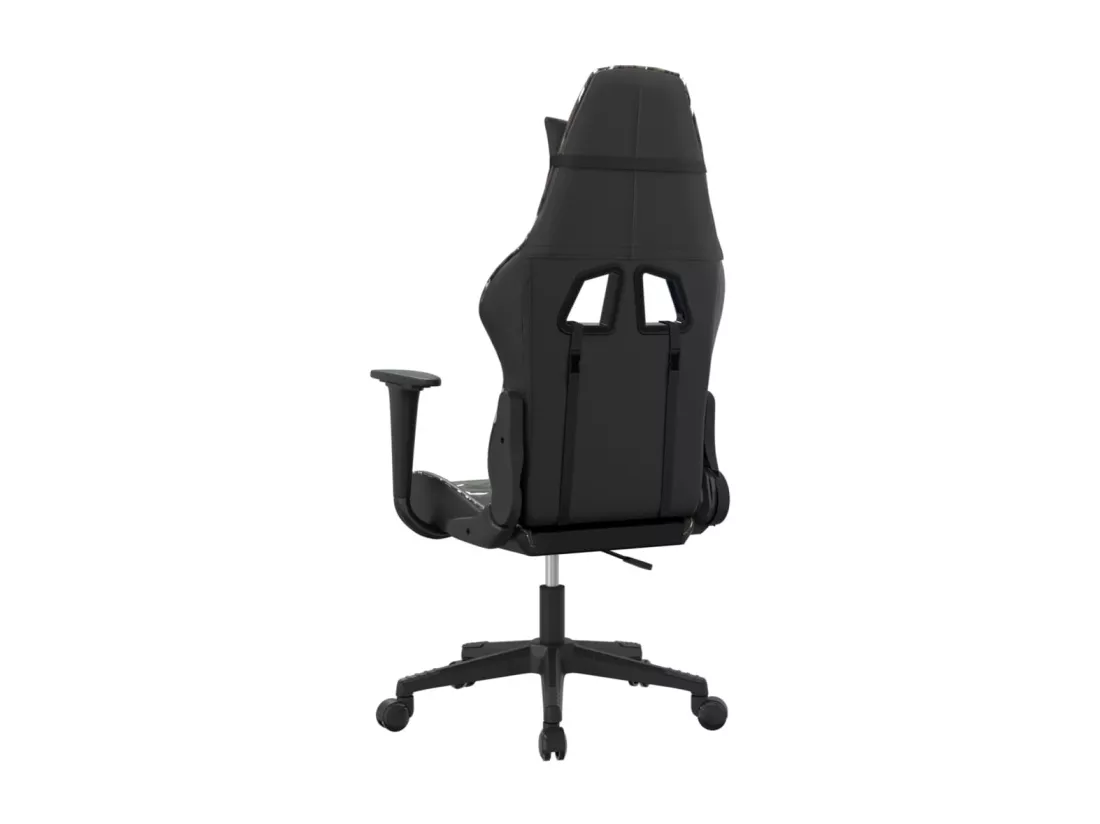 Chaise de jeu de massage Noir et camouflage Similicuir