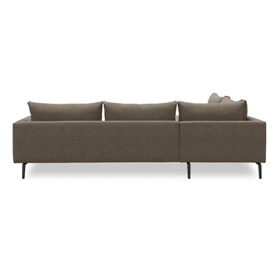 Hallsberg venstrevendt sofa med pufafslutning