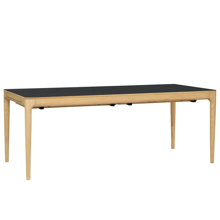 Umage - Heart'n'Soul Esstisch, 90 x 200 cm, Eiche / obsidian black