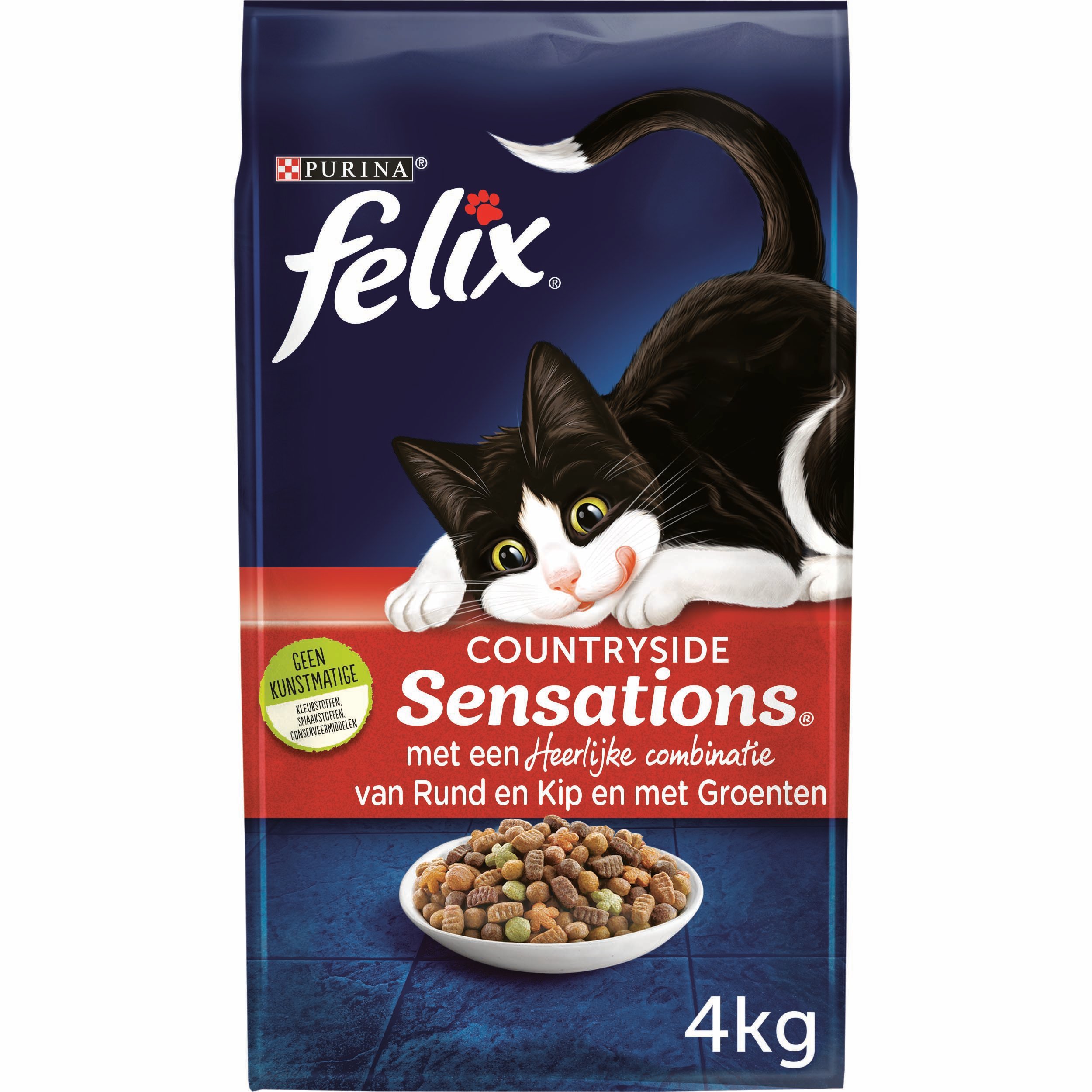 Felix Meaty Sensations - Kattenvoer - 4 Kilogram - kip, rund