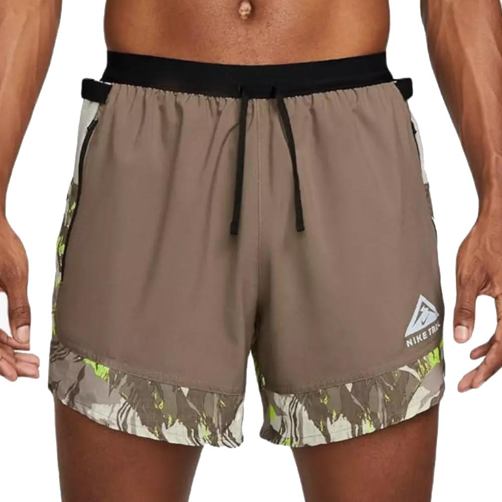 Nike Short Marron/Vert Homme Nike Strd