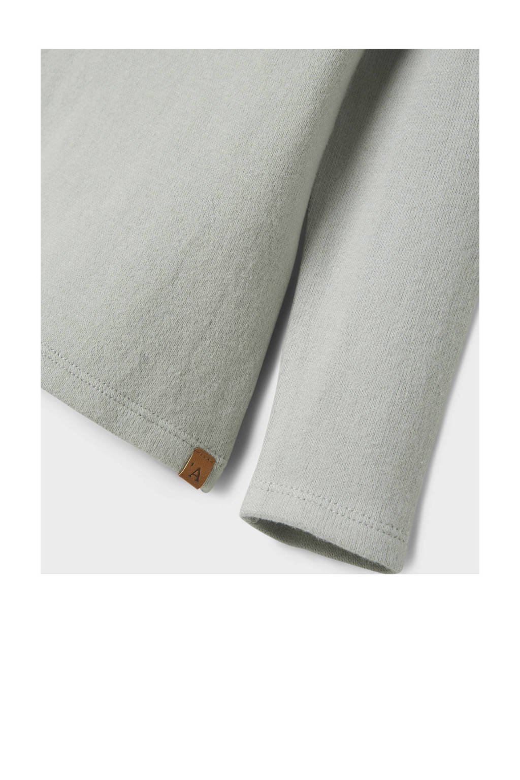 LIL' ATELIER MINI longsleeve lichtgrijs