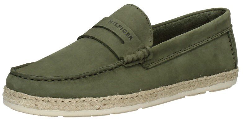 Tommy Hilfiger Jute Nubuck Mocassin groen