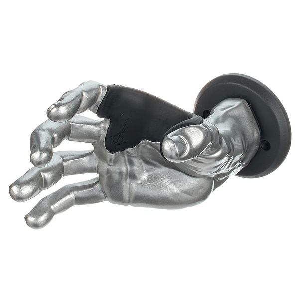 Guitar Grip Silver Metallic Male Hand RH
