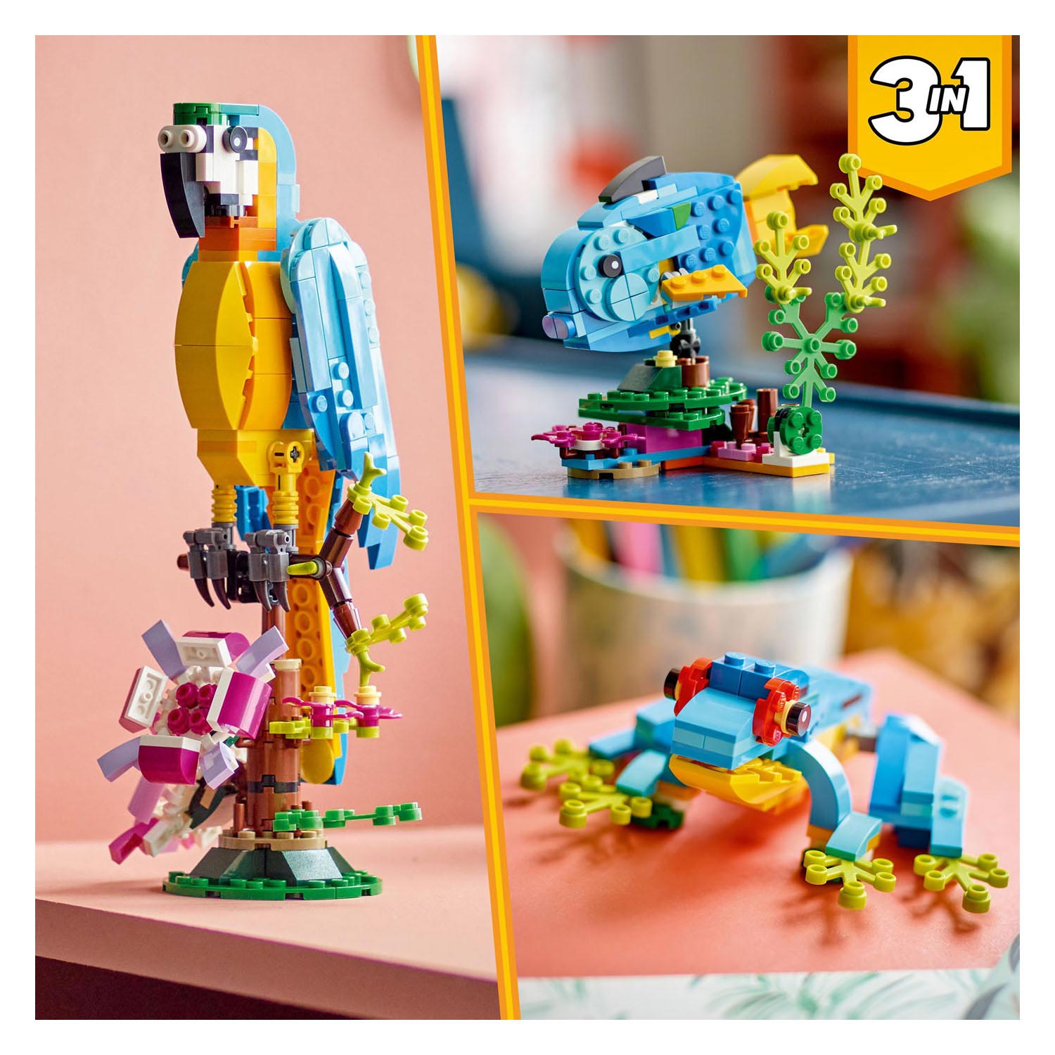 LEGO Creator 31136 Exotische Papegaai