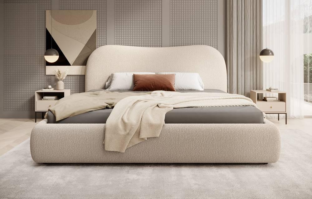 NADUVI Collection Sombala Bedframe - 160 x 200 cm - Beige