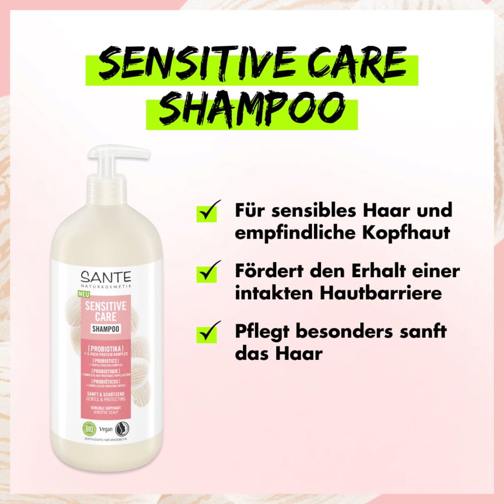 Santé naturally.  Sensitive Care Shampoo, 950 ml