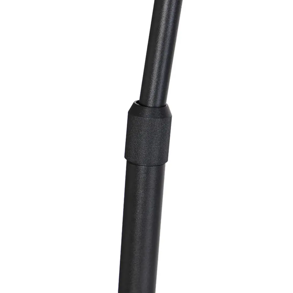 Qazqa booglampen shade-duo zwart e27