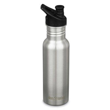 CLASSIC Edelstahlflasche  brushed stainless  500ml, Sport Cap