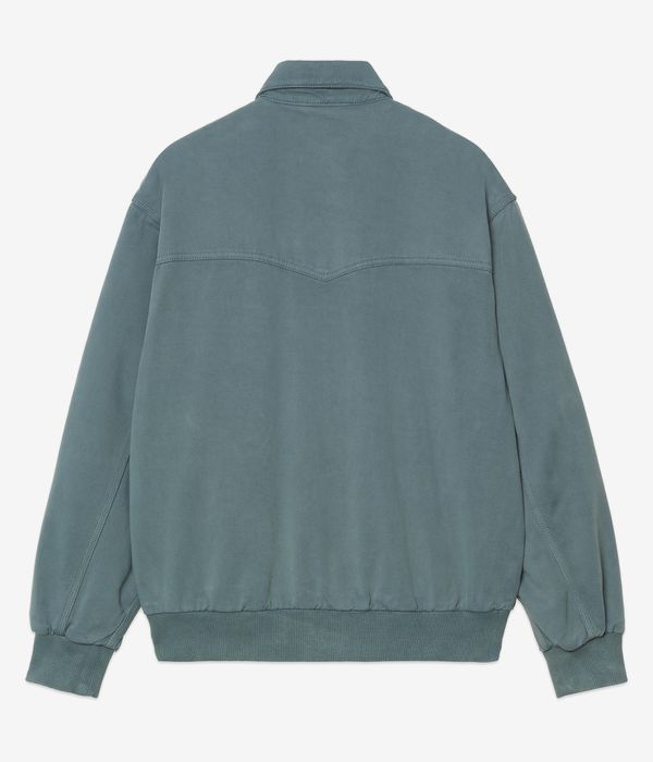 Carhartt WIP OG Santa Fe Dewey Jacke (silver pine garment dyed) online kaufen | skatedeluxe